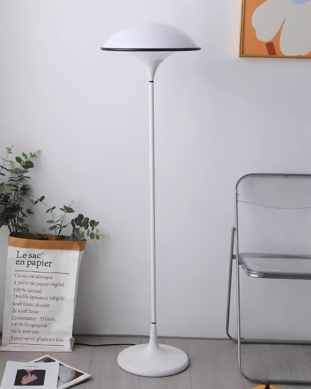 Foggy Saucer Floor Light 15.7", Floor Lamp, detail 12