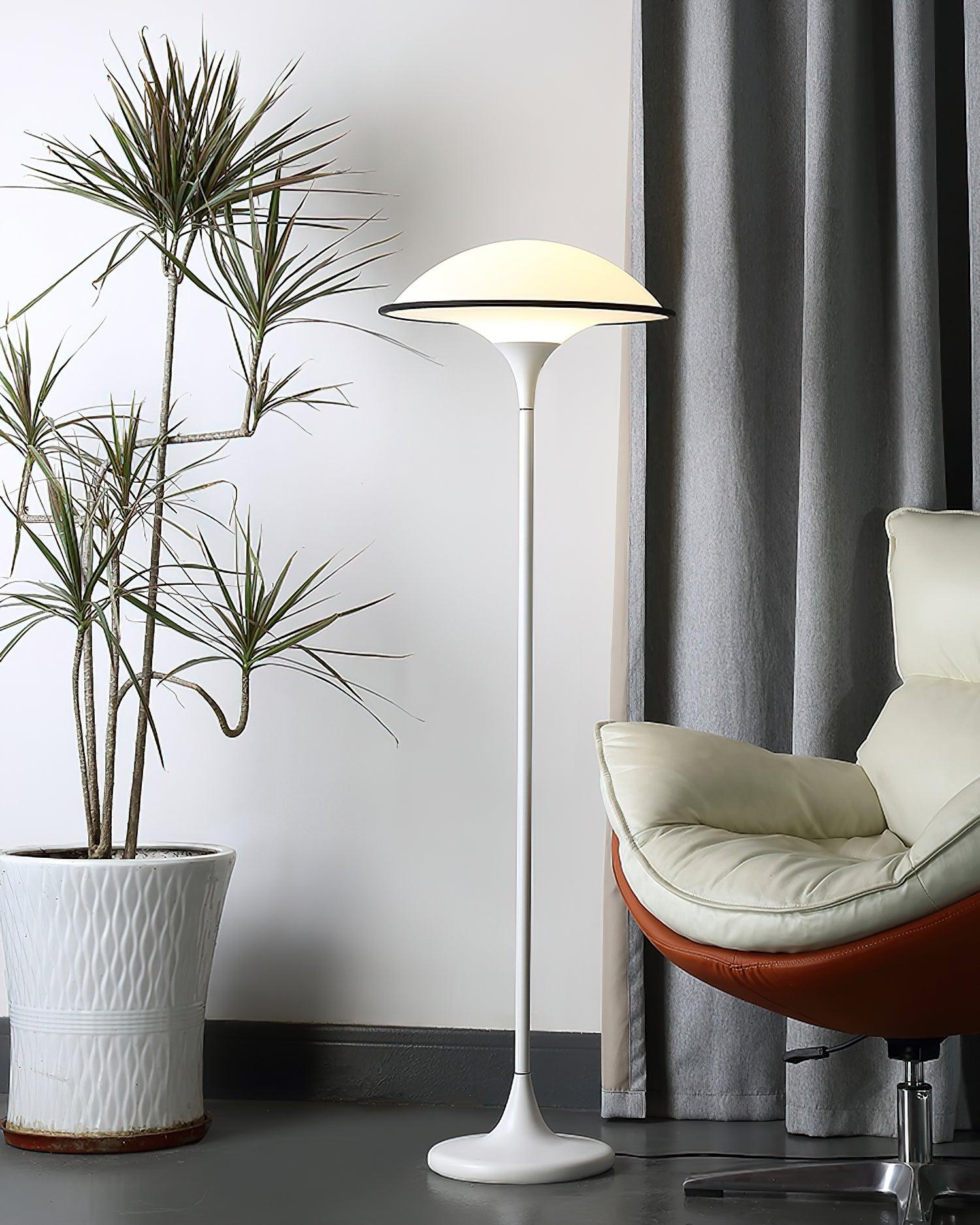 Foggy Saucer Floor Light 15.7", Floor Lamp, detail 6