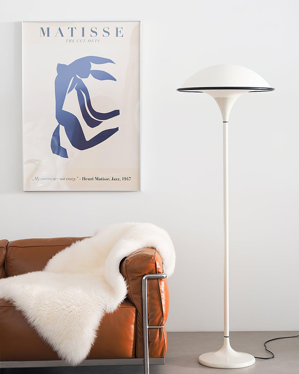 Foggy Saucer Floor Light 15.7", Floor Lamp, detail 8
