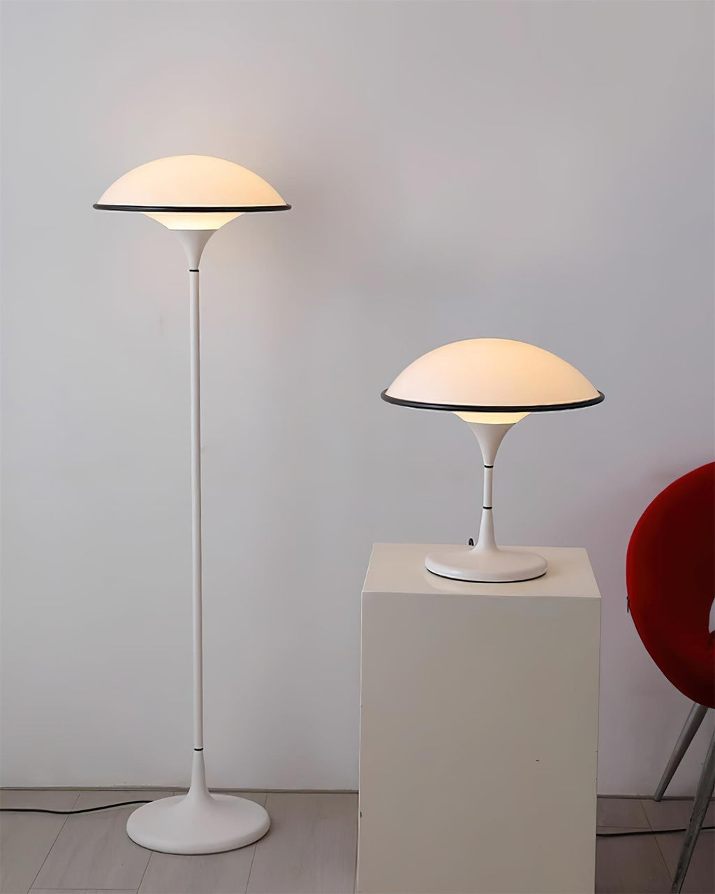 Foggy Saucer Floor Light 15.7", Floor Lamp, detail 9