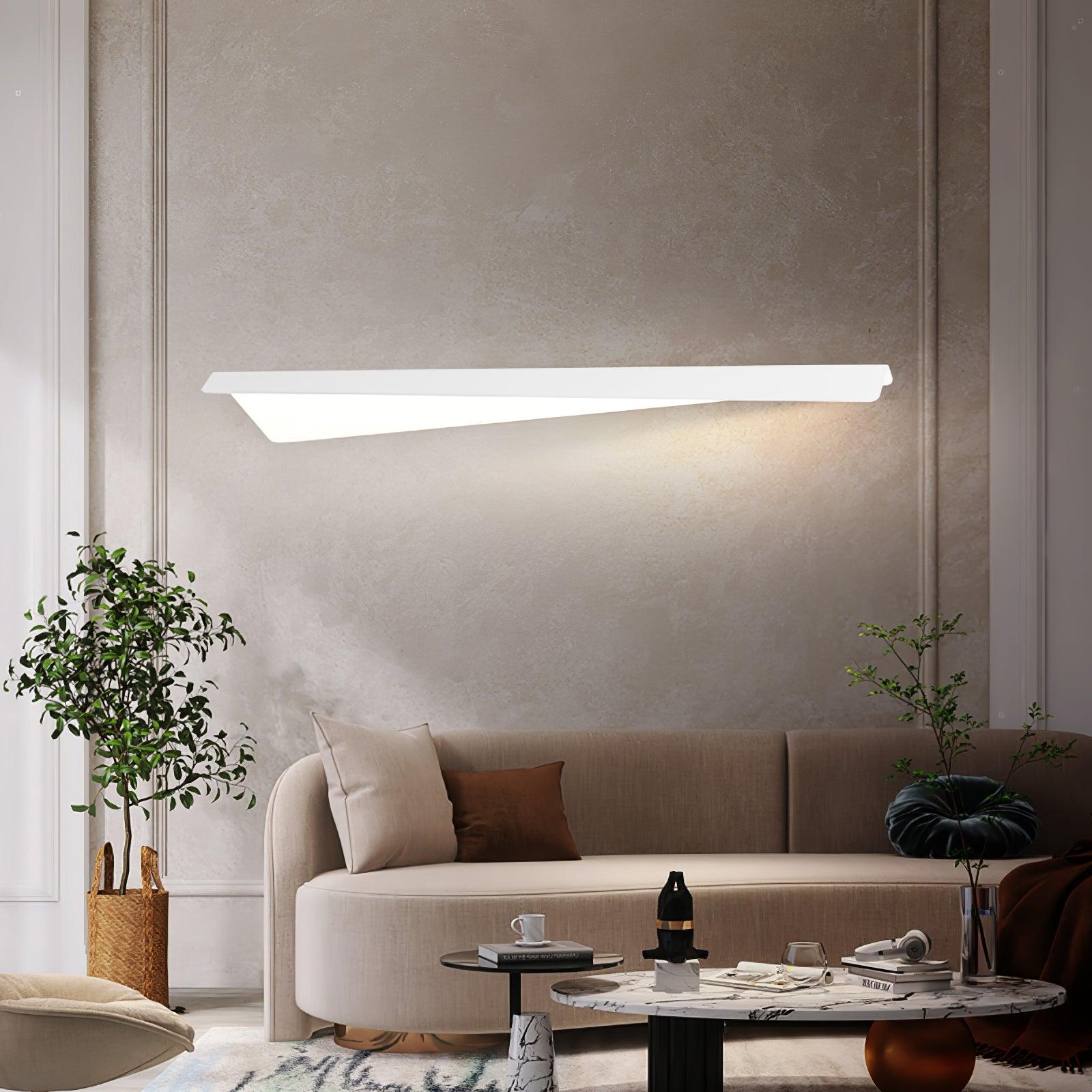 Folding Line Wall Light, Hardwired Wall Sconce, detail 3