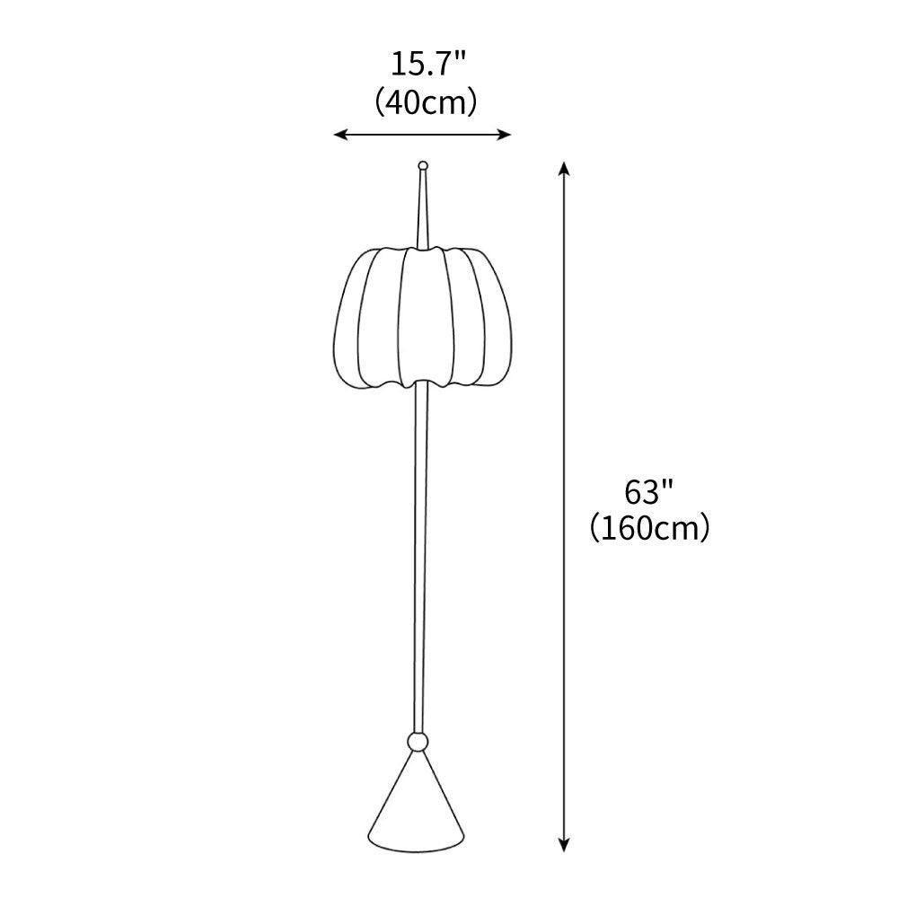 Folia Floor Light 15.7", Floor Lamp, detail 3