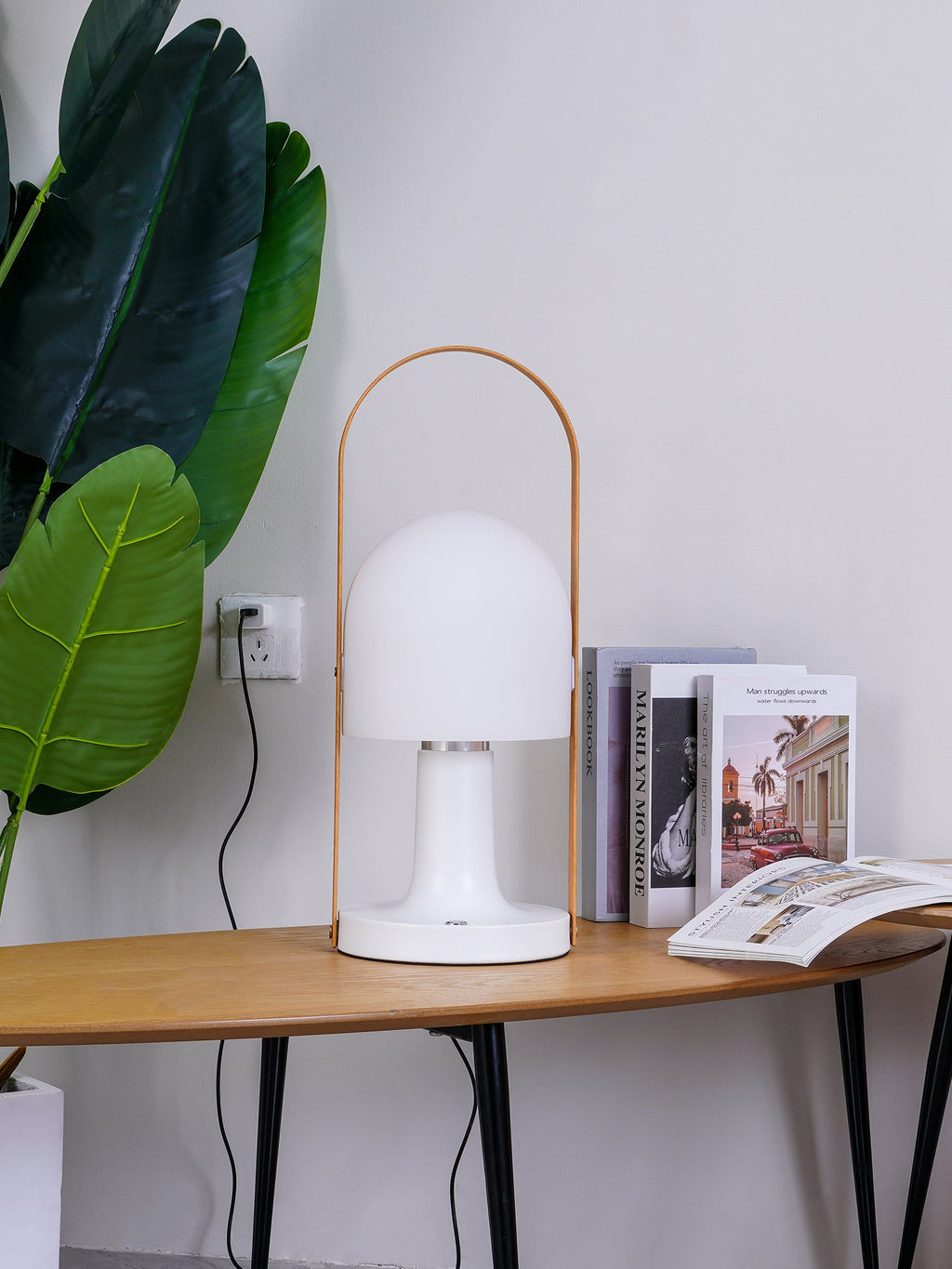 Portable Glass Charging Table Light, Bedside Table Lamp, detail 60