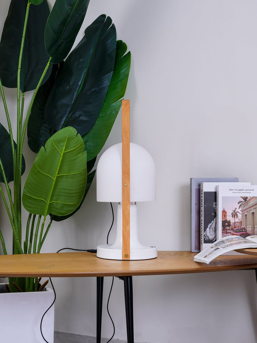 Portable Glass Charging Table Light, Bedside Table Lamp, detail 62