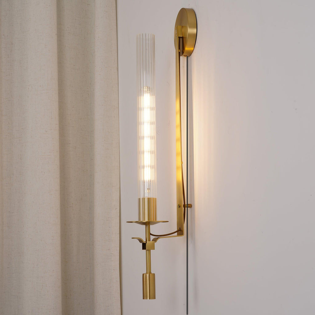 French Classicism Plug-In Wall Light, Plug-In Wall Sconce, detail 7
