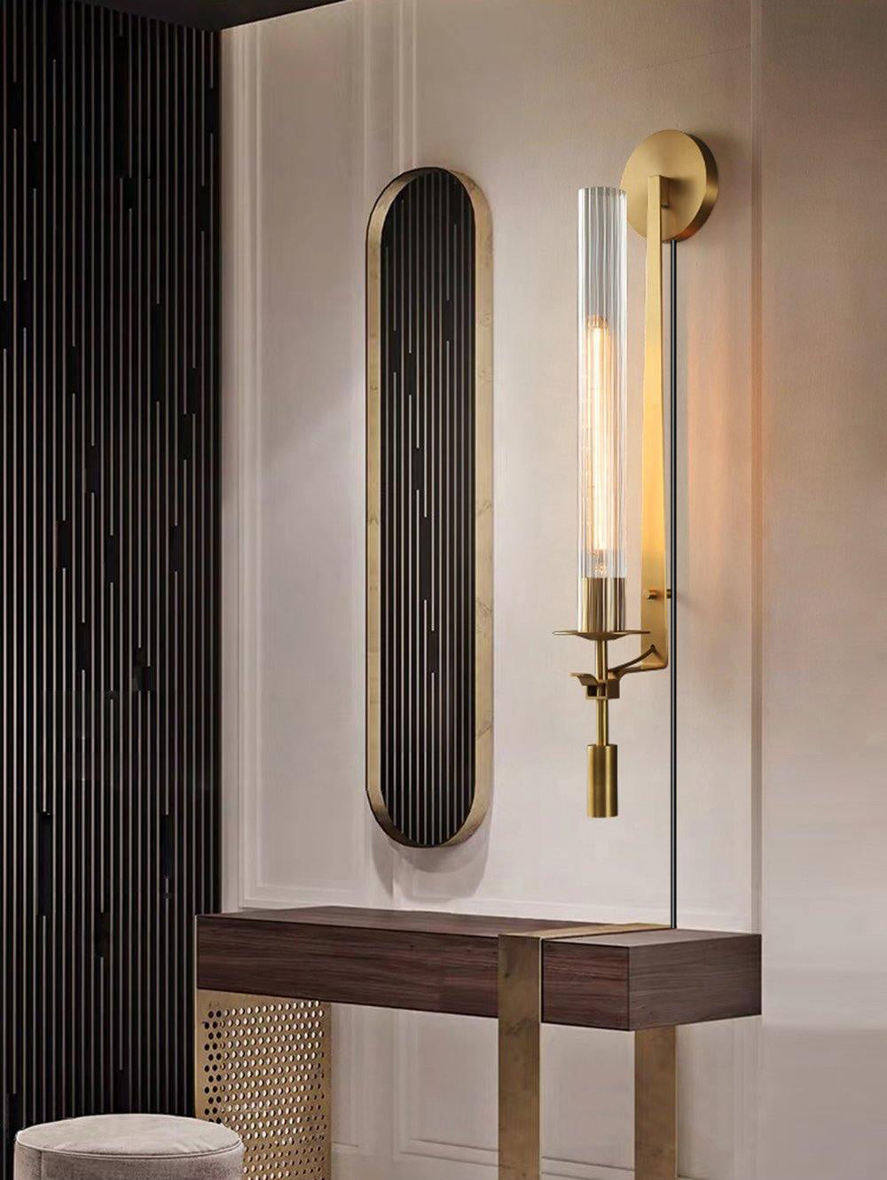 French Classicism Plug-In Wall Light, Plug-In Wall Sconce, detail 3
