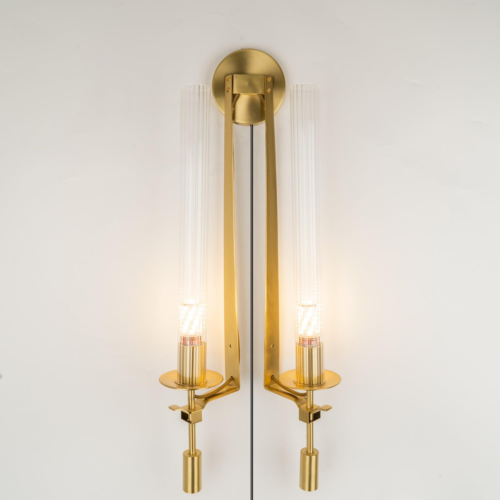 French Classicism Plug-In Wall Light, Plug-In Wall Sconce, detail 5