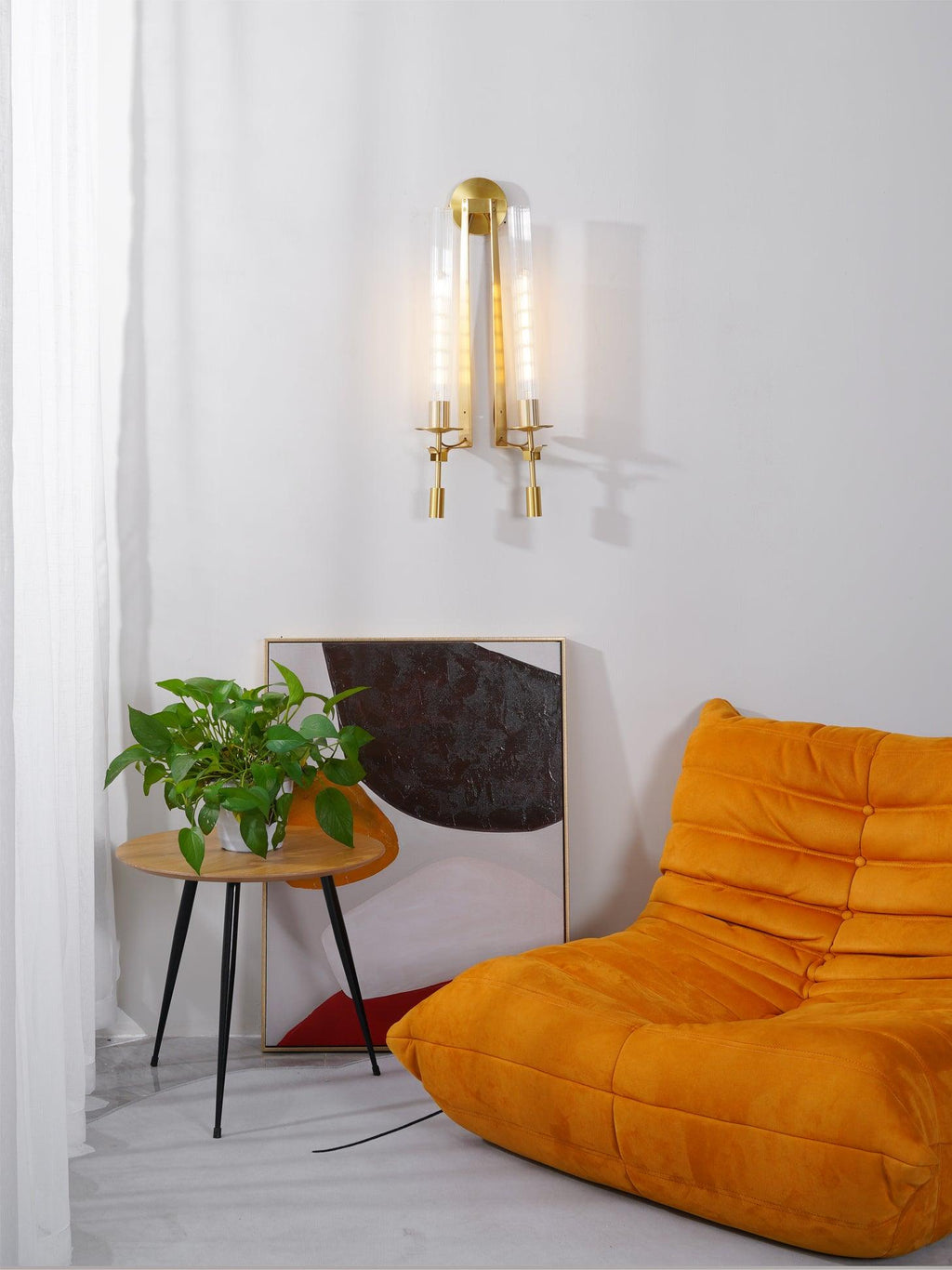 French Classicism Plug-In Wall Light, Plug-In Wall Sconce, detail 25