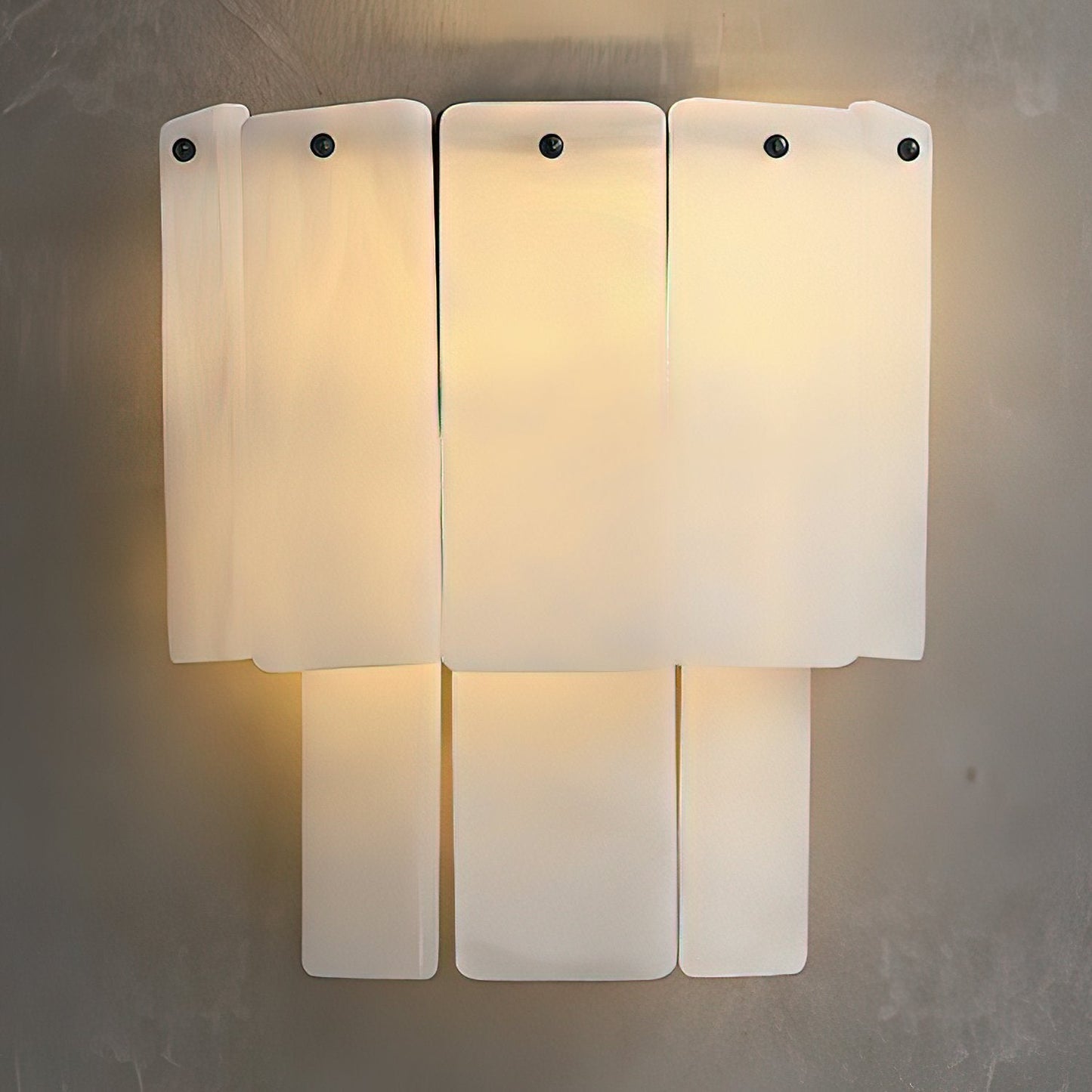 Fractured Alabaster Wall Light - Dia 16cm x W 26cm x H 20cm Metal, Hardwired Wall Sconce, detail 21