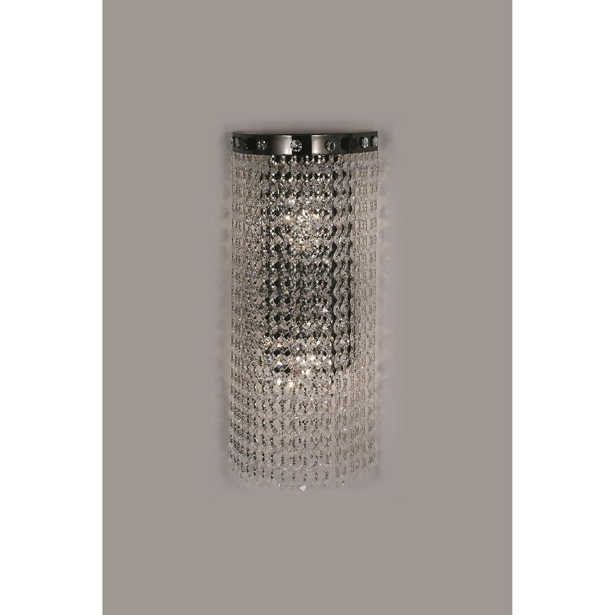 Framburg Princessa 17 Inch 2 Light Bath Vanity Fixture, Bathroom Vanity Light, Height: 17.0 Inches