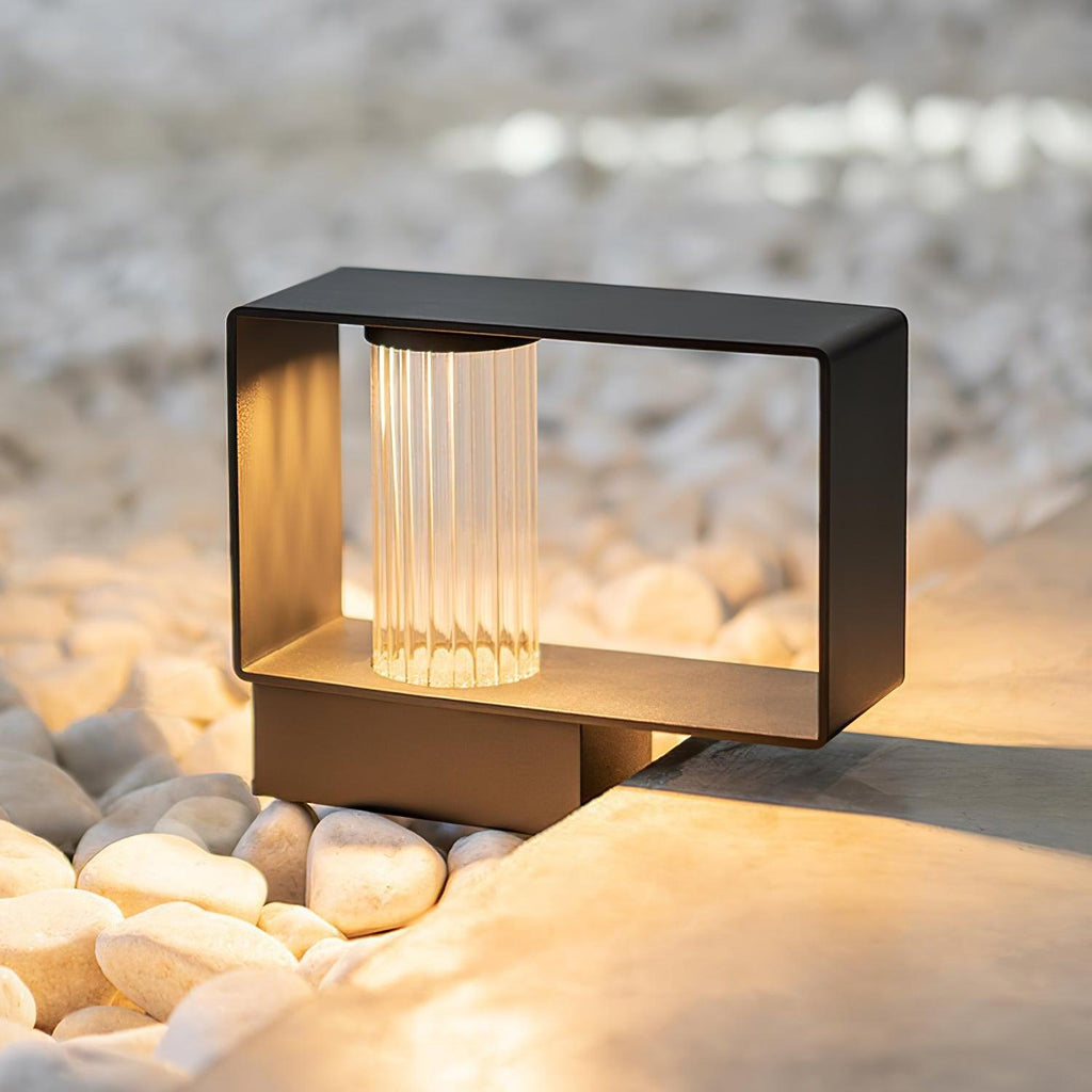 Frame Exterior Post Lamp, Outdoor Wall Light, detail 3