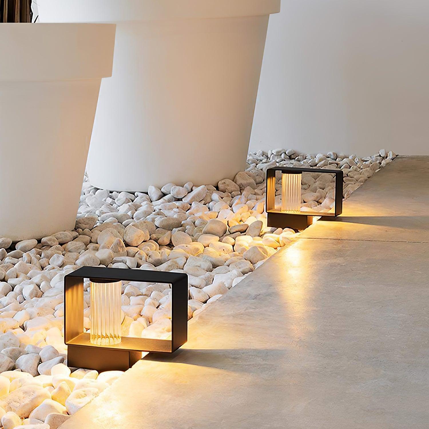 Frame Exterior Post Lamp, Outdoor Wall Light, detail 6
