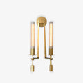 French Classicism Wall Light - Dia 22cm x H 71cm Set of 2 Brass, Hardwired Wall Sconce