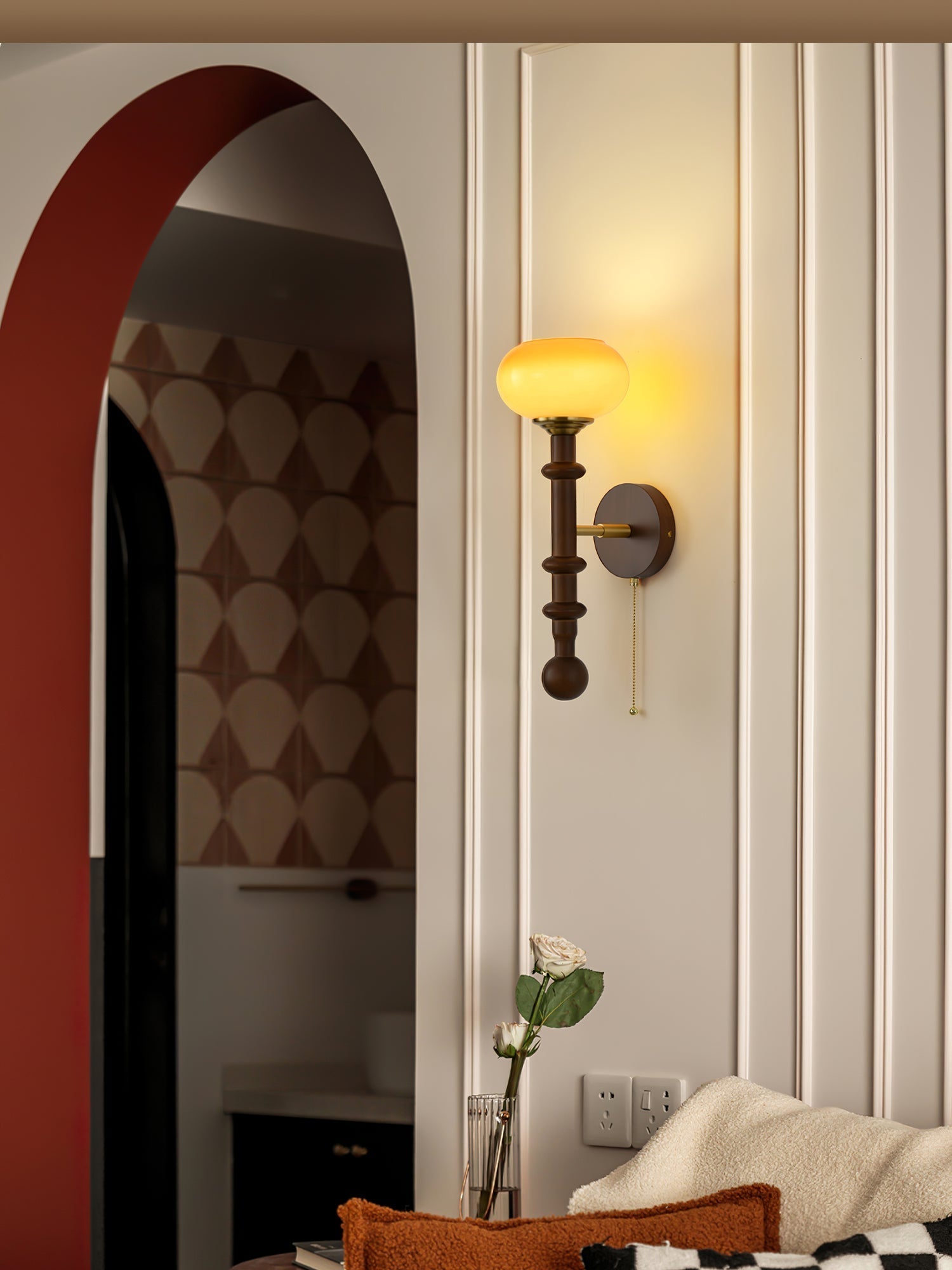 Roma Wall Light, Hardwired Wall Sconce, detail 26