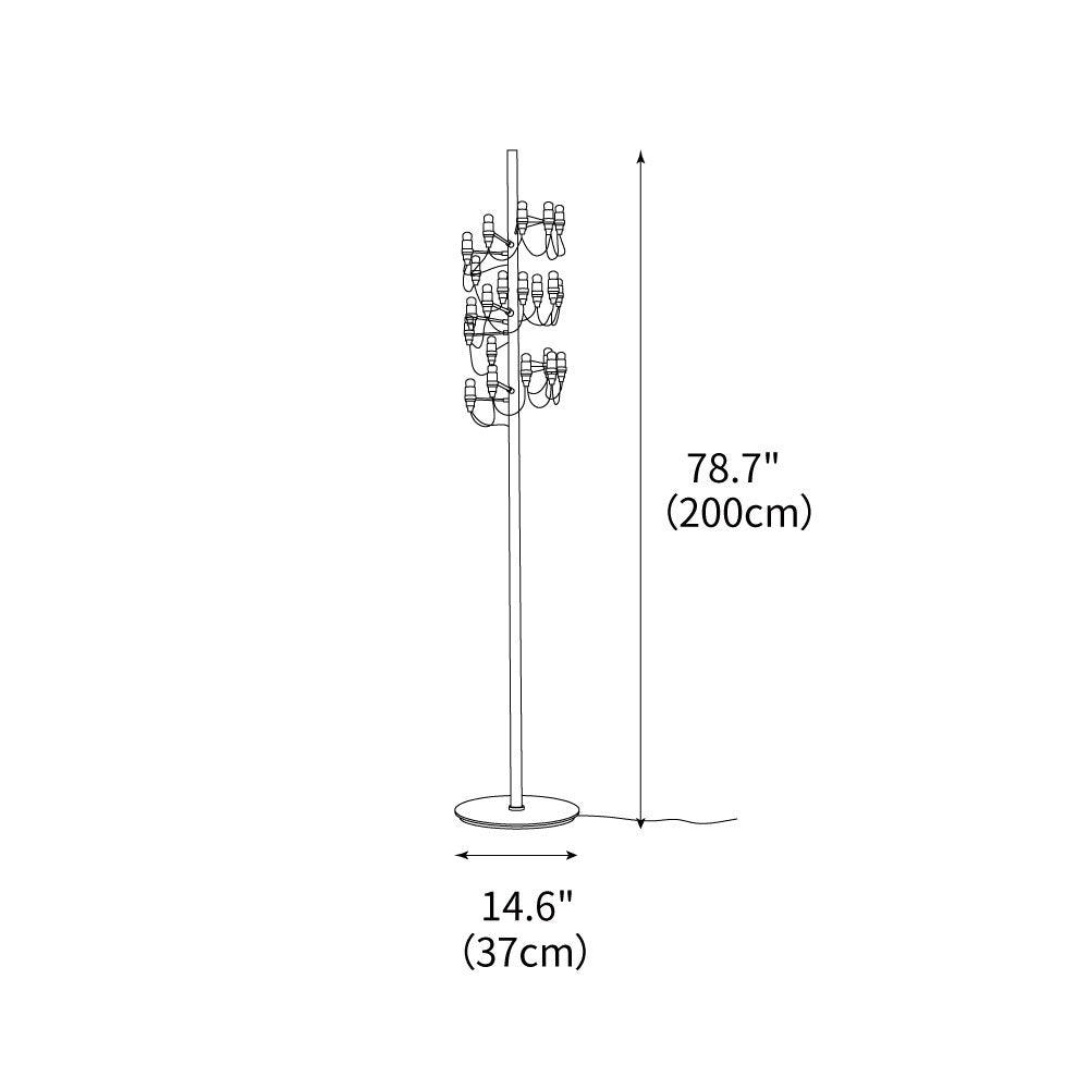 Fruit Floor Light 14.6", Floor Lamp, detail 3