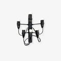 Fruit Wall Light, Hardwired Wall Sconce, Metal, 4 Heads ∅ 7.1″ x H 11.8″