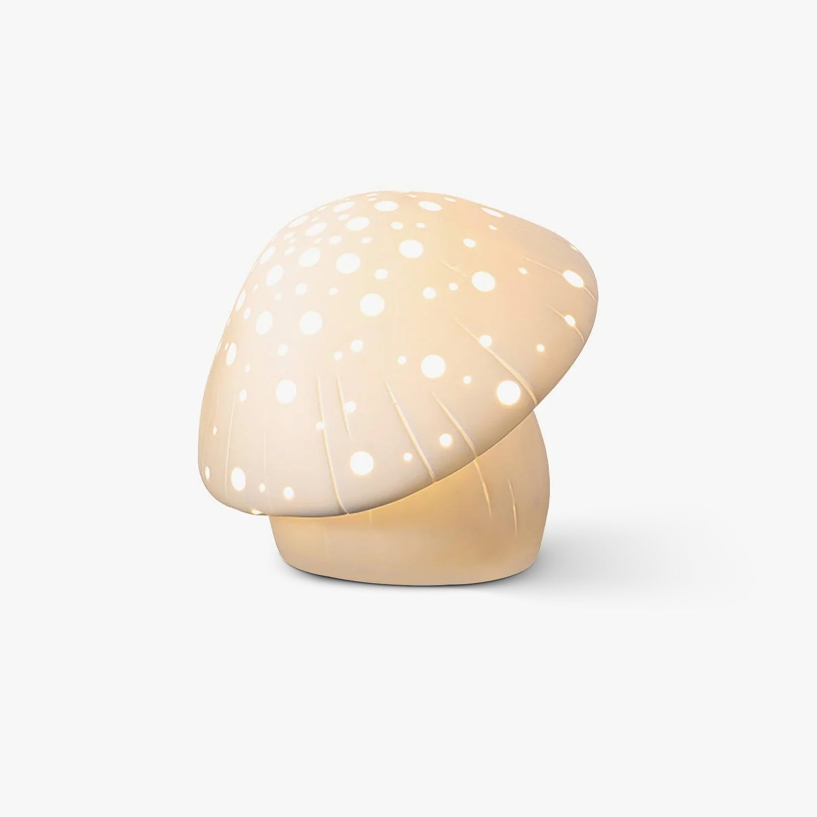 Fungo White Table Light, Bedside Table Lamp, detail 2