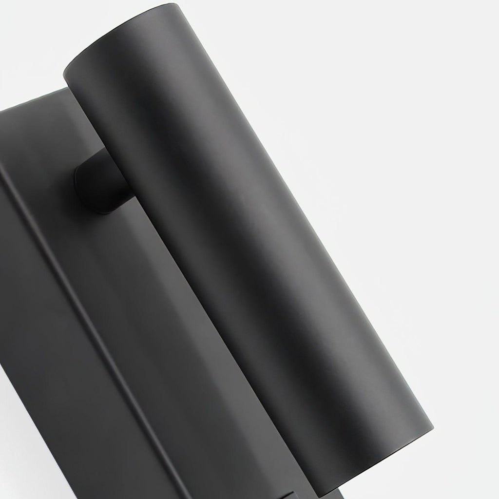 Black Bedside USB Wall Light - ∅ 3″ x H ‪7.2″ Aluminum alloy, Bedroom Wall Sconce, detail 4