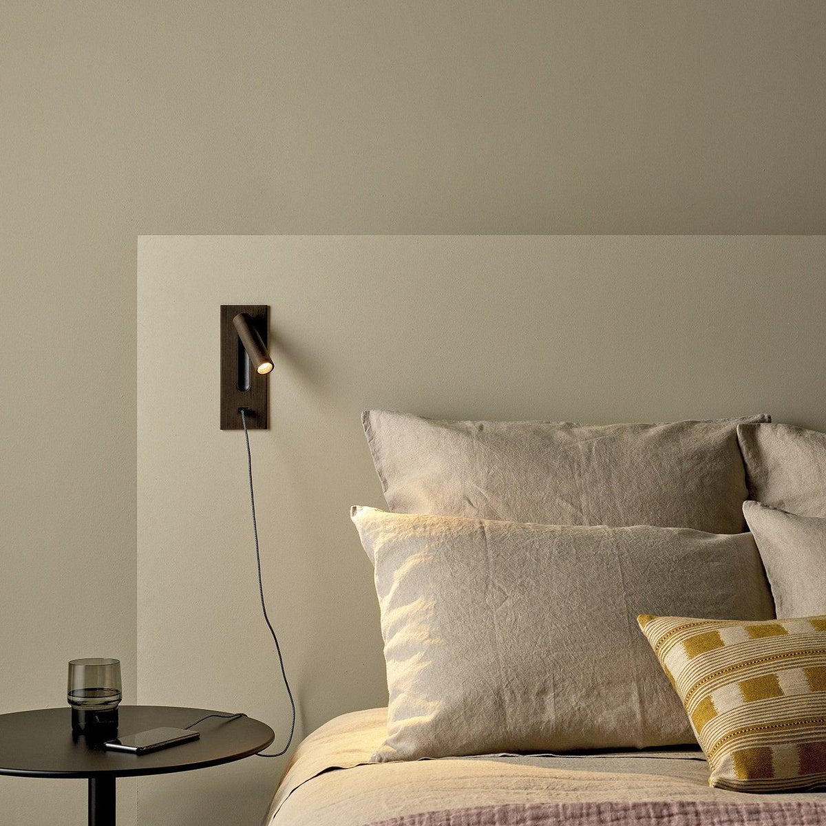 Folded Back Bedside Lamp bracket Wall Light, Bedside Table Lamp, detail 5