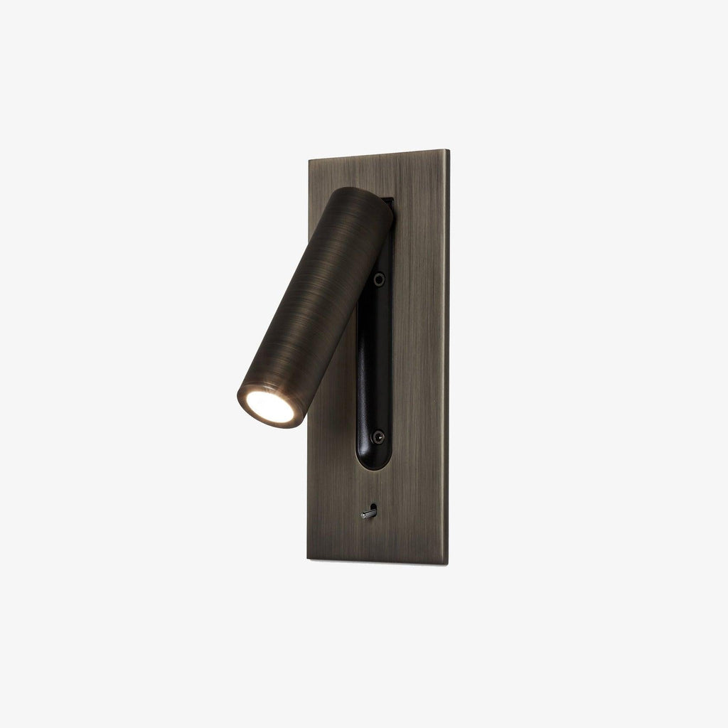 Folded Back Bedside Wall Light, Hardwired Wall Sconce, Aluminum alloy, ∅ 3.1″ x H 7.2″