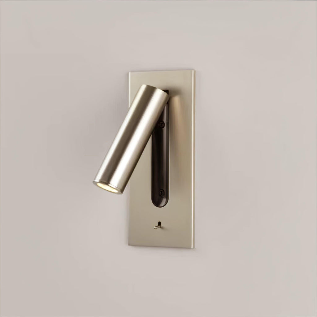 Black Bedside USB Wall Light - ∅ 3″ x H ‪7.2″ Aluminum alloy, Bedroom Wall Sconce, detail 24