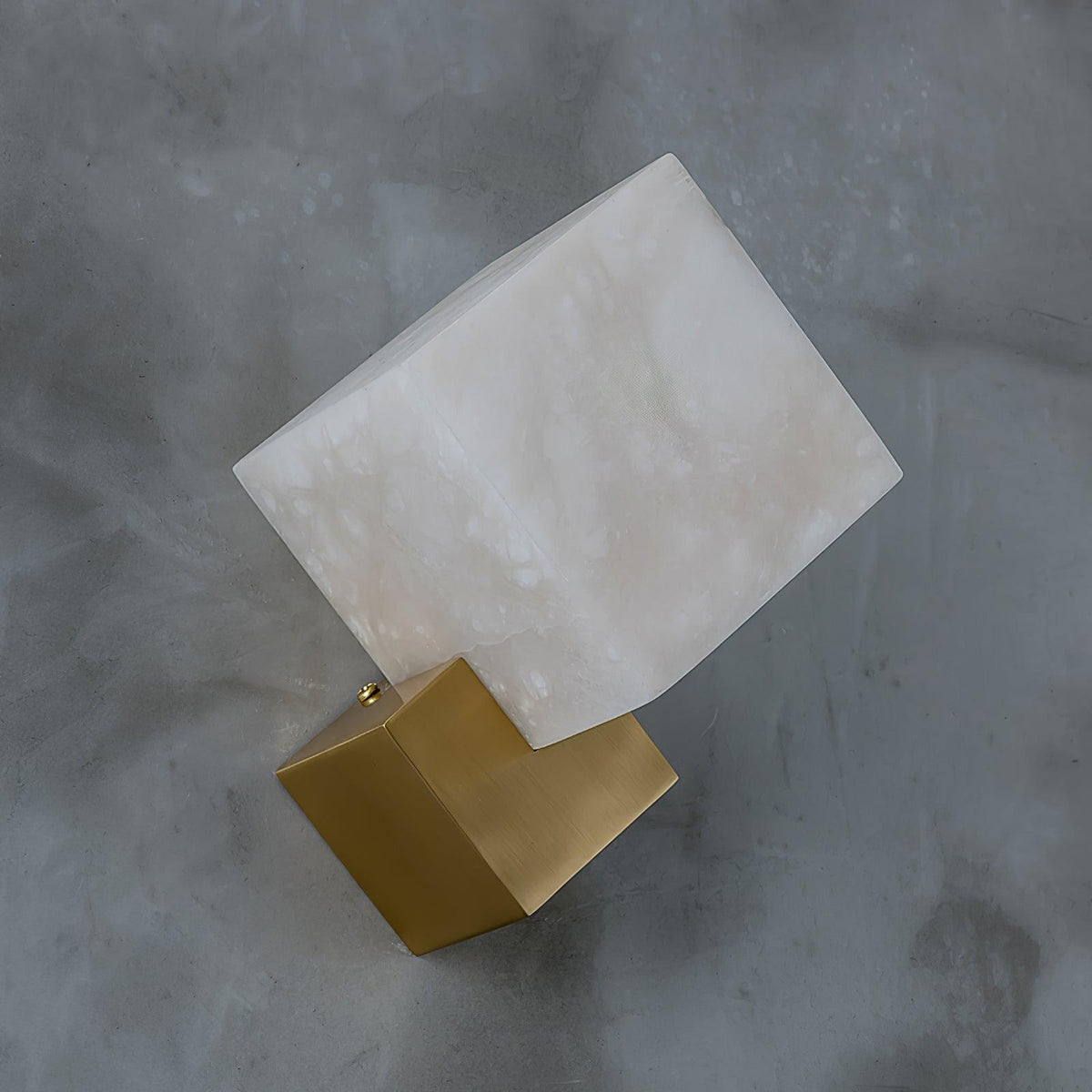Block Alabaster Wall Light, Bedroom Wall Sconce, detail 20