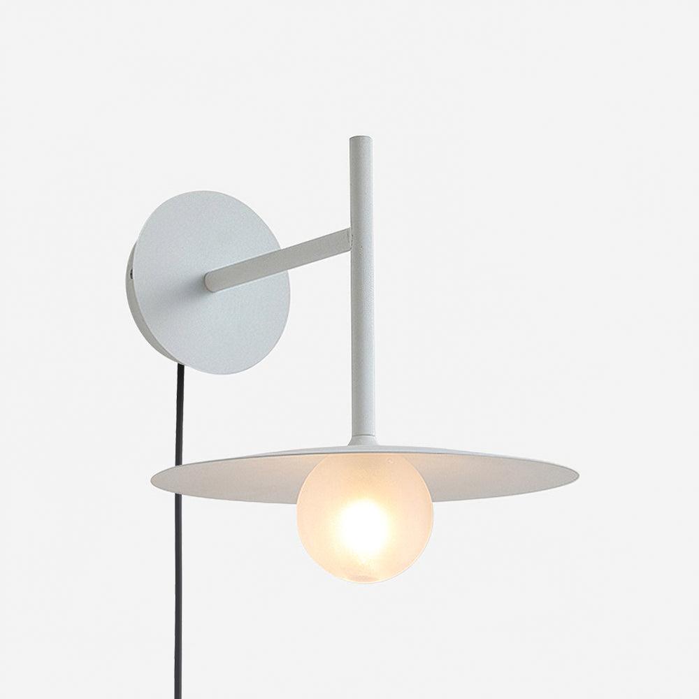 Gea Iron Plug-In Wall Light, Plug-In Wall Sconce, Metal, Dia 25cm x H 26cm