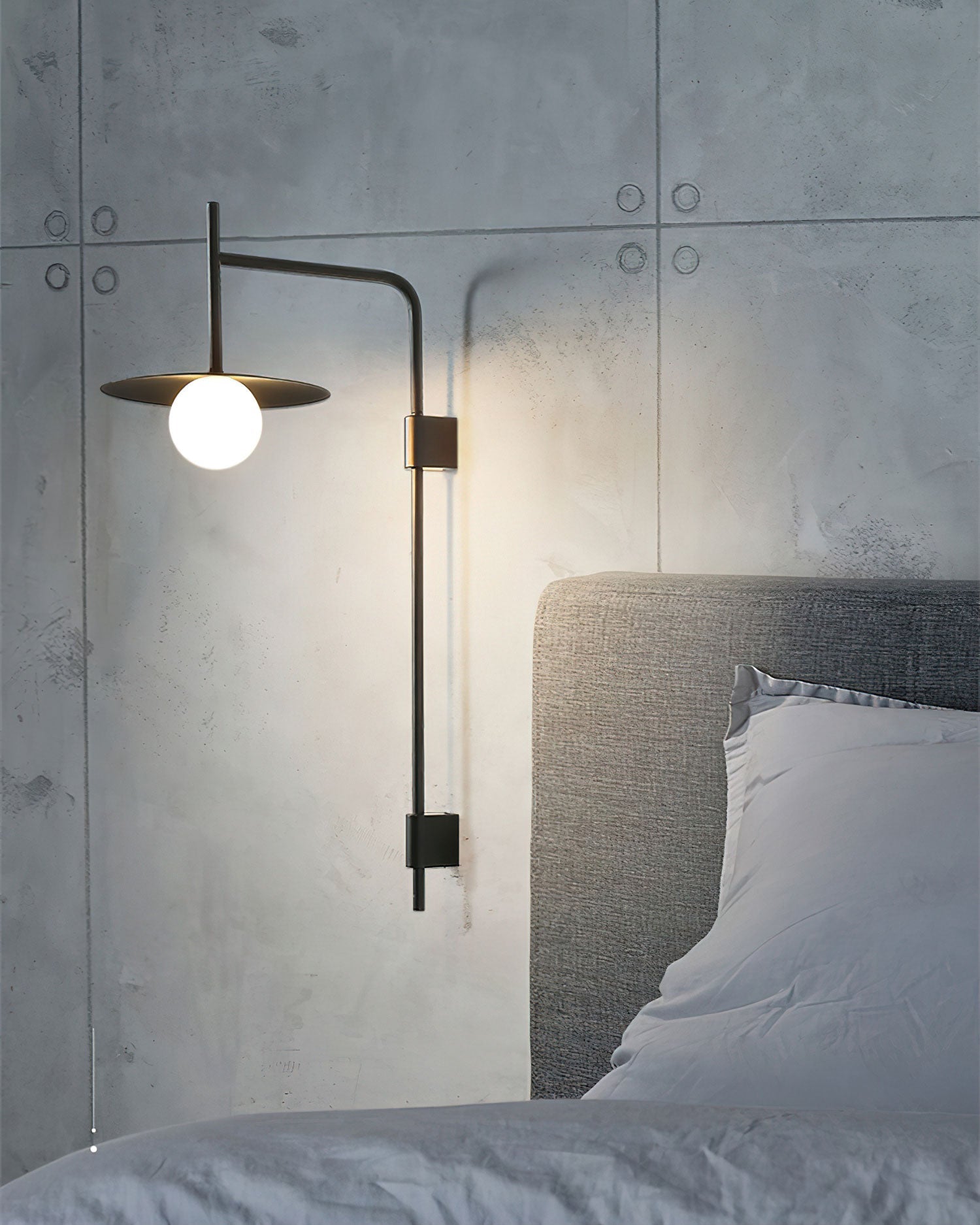 Gea Wall Light, Bedroom Wall Sconce, detail 3