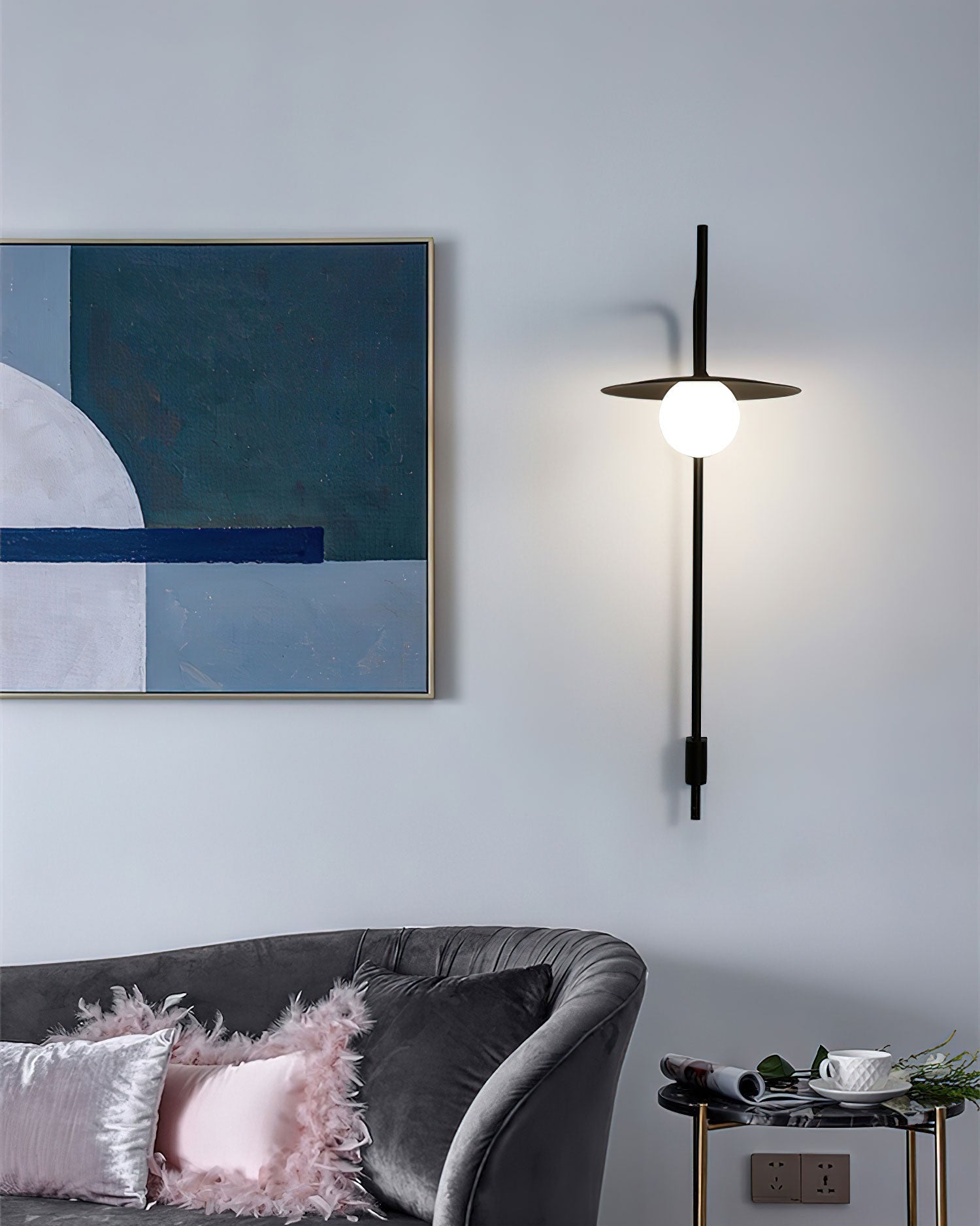 Gea Wall Light, Bedroom Wall Sconce, detail 10