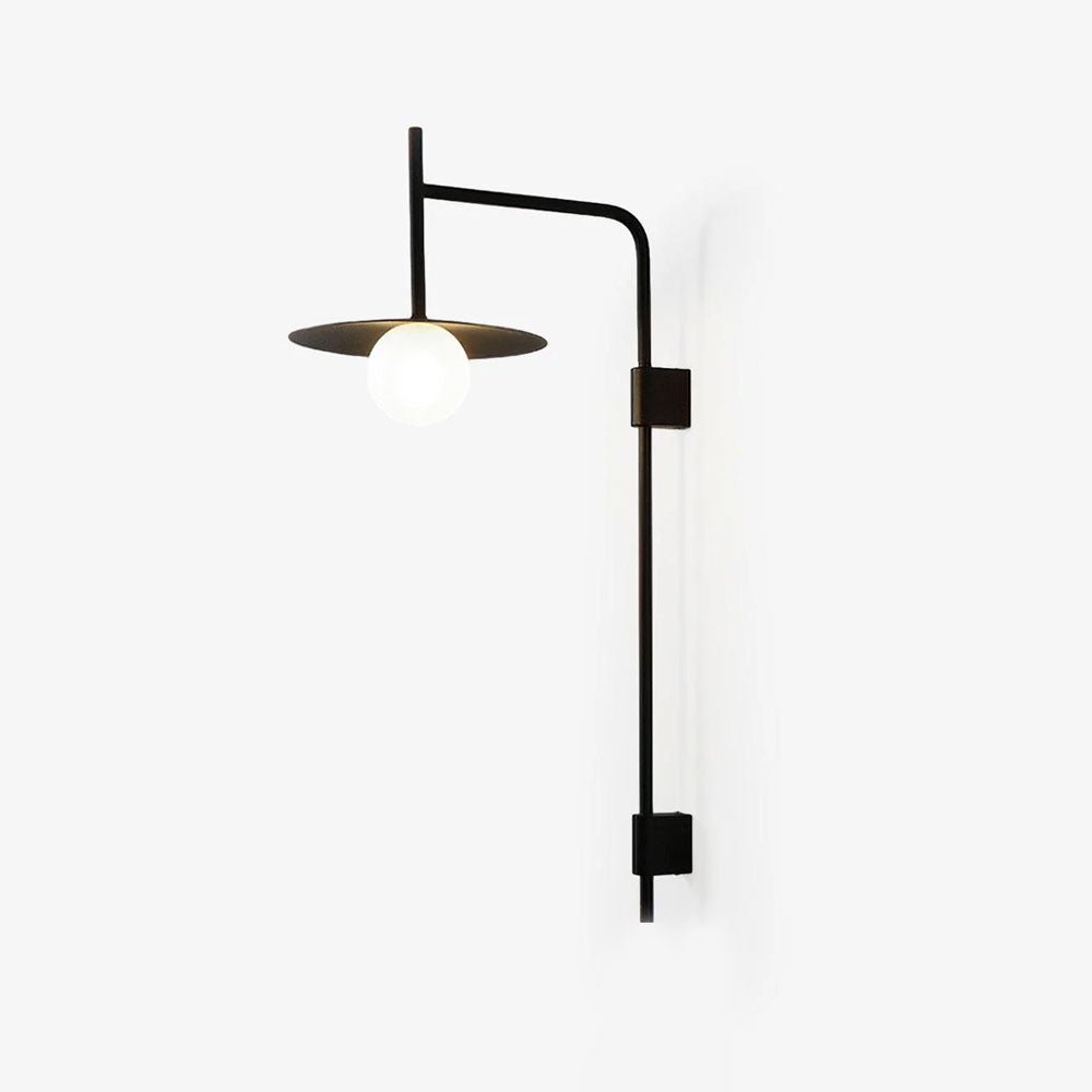 Gea Wall Light, Bedroom Wall Sconce, Metal, Φ 9.8 x H 31.5