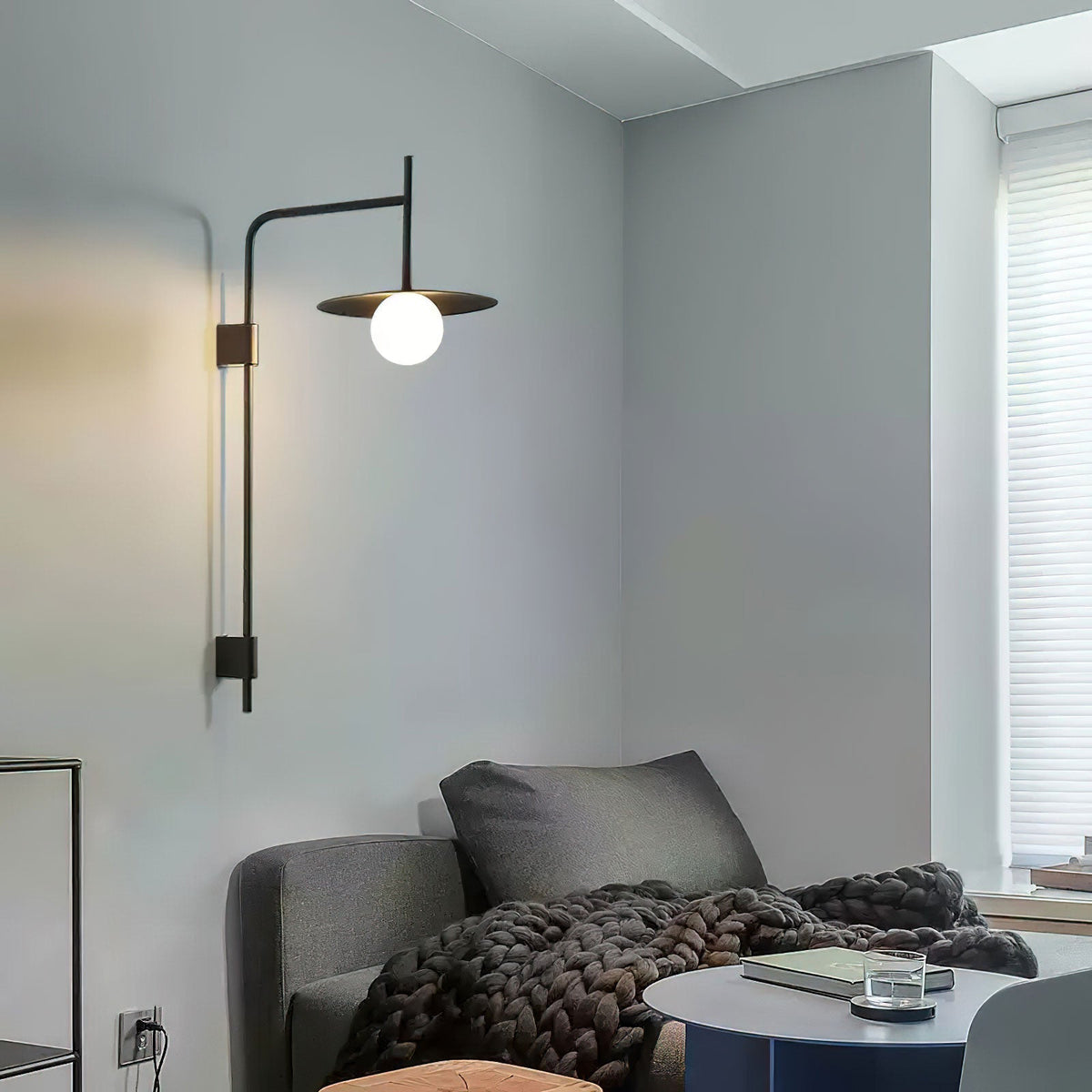 Gea Wall Light, Bedroom Wall Sconce, detail 2