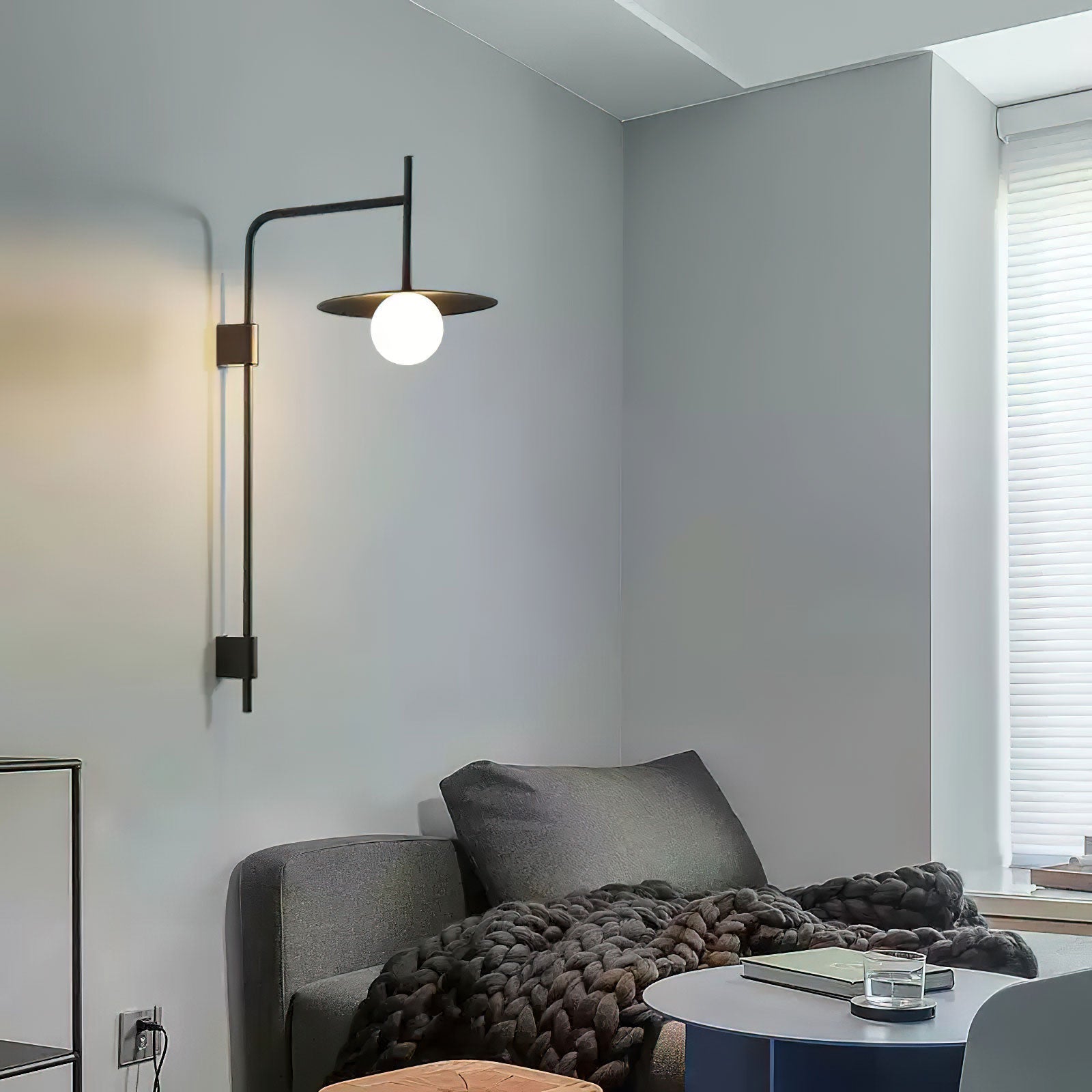 Gea Wall Light, Bedroom Wall Sconce, detail 2