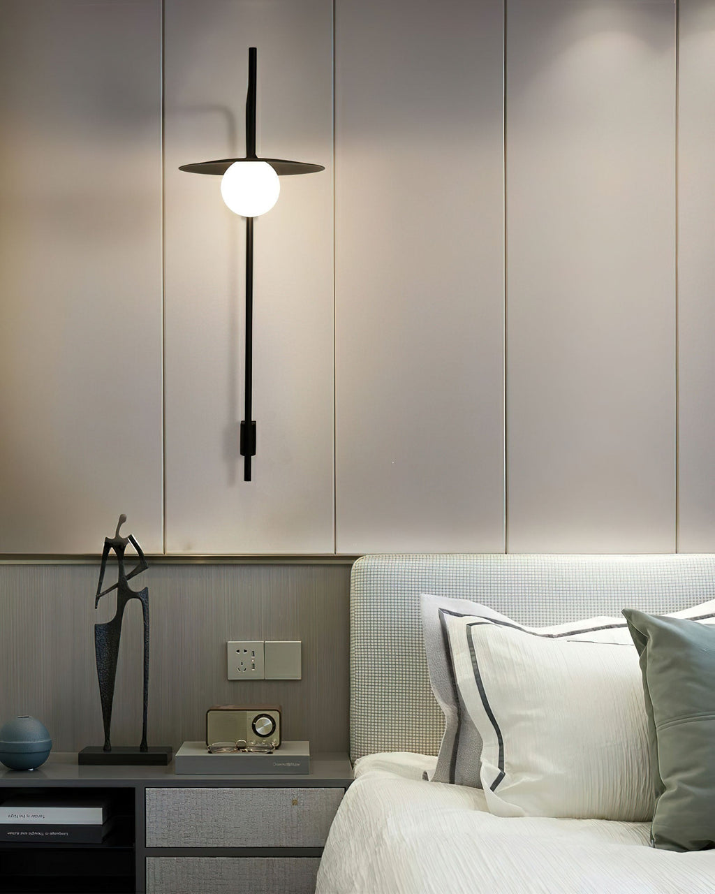Gea Wall Light, Bedroom Wall Sconce, detail 7