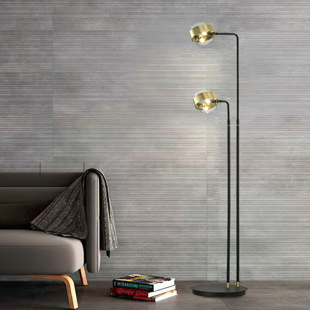 Gemini Twin Floor Light, Floor Lamp, detail 2