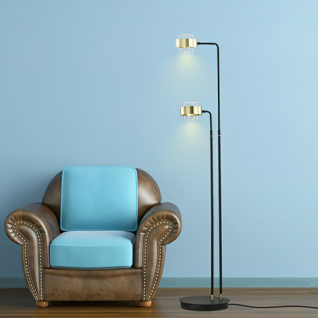 Gemini Twin Floor Light, Floor Lamp, detail 6