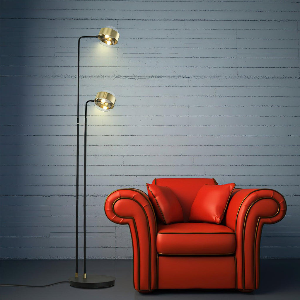 Gemini Twin Floor Light, Floor Lamp, detail 5
