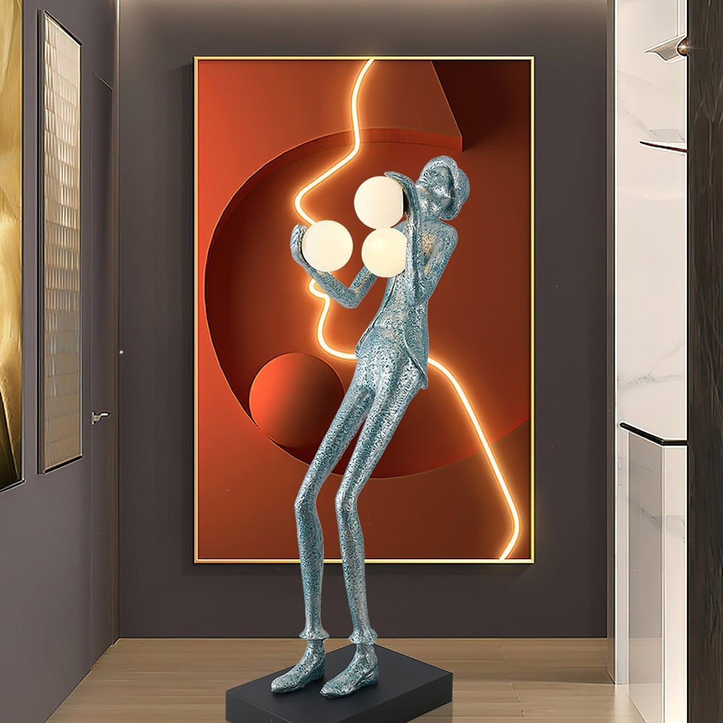Gentleman Sculpture Floor Light, Floor Lamp, detail 26