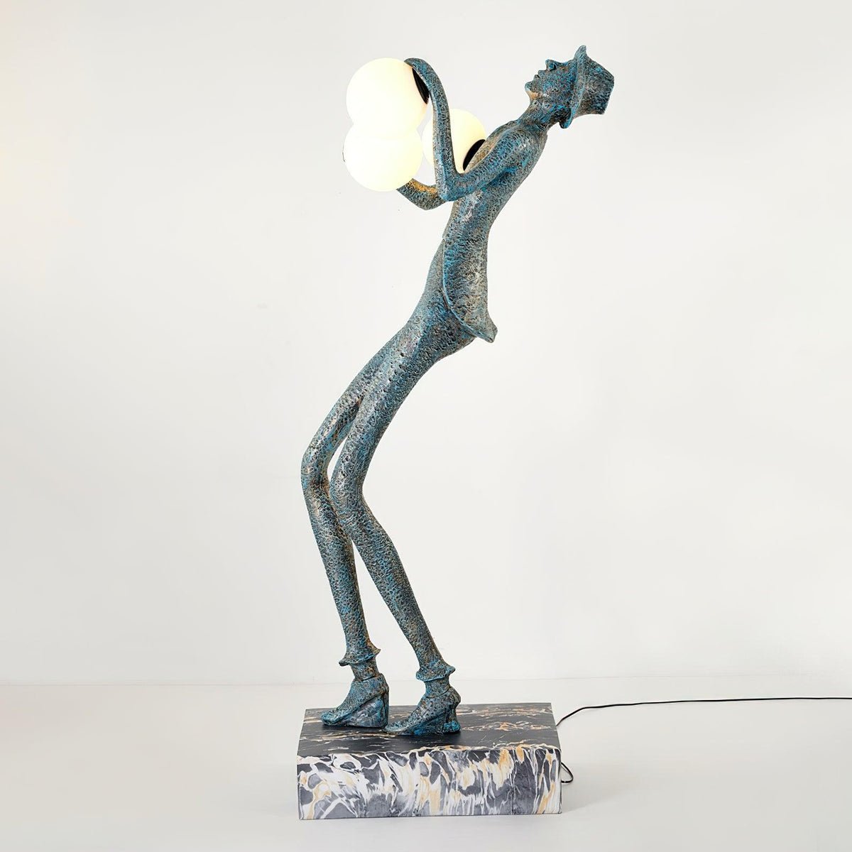 Gentleman Sculpture Floor Light, Floor Lamp, detail 6