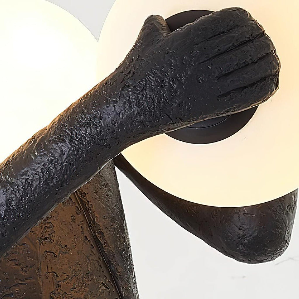 Gentleman Sculpture Floor Light, Floor Lamp, detail 8