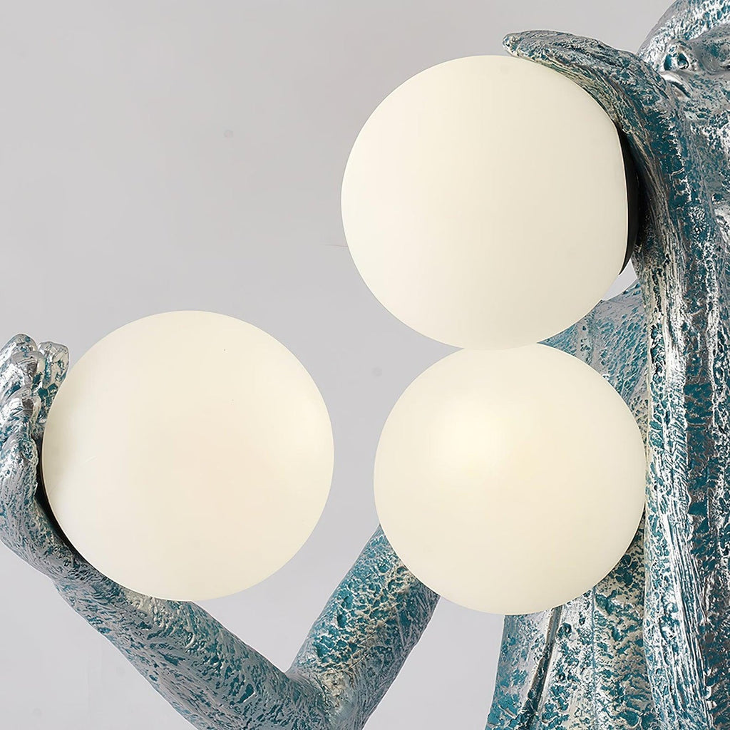 Gentleman Sculpture Floor Light, Floor Lamp, detail 9