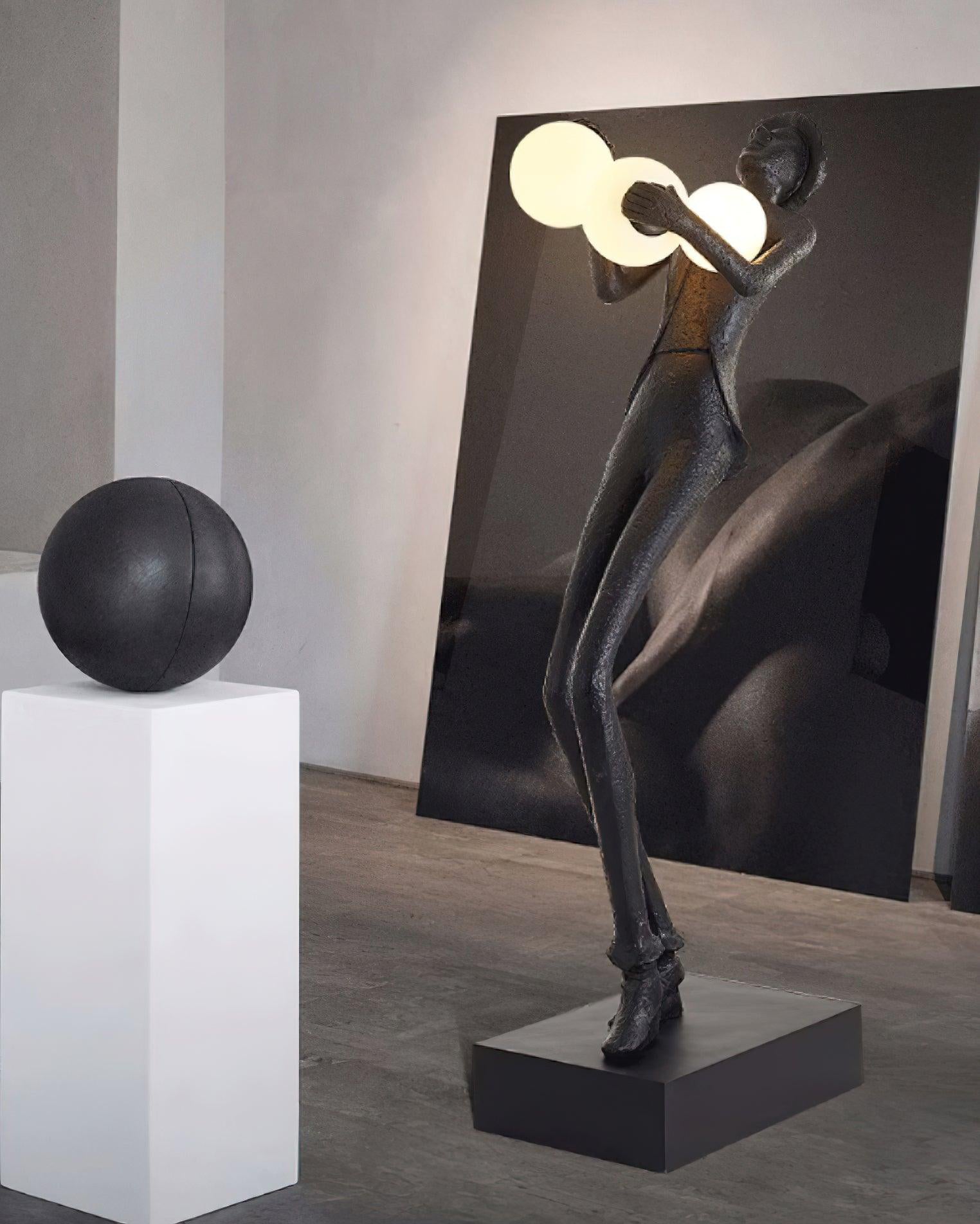 Gentleman Sculpture Floor Light, Floor Lamp, detail 15