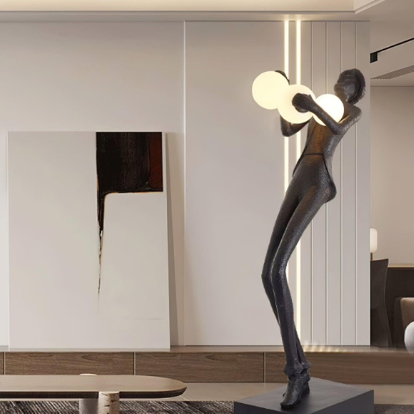 Gentleman Sculpture Floor Light, Floor Lamp, detail 25