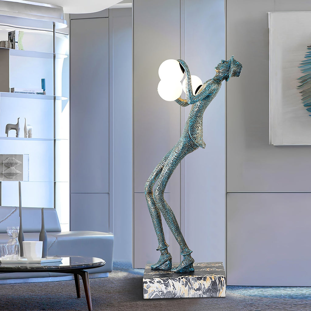 Gentleman Sculpture Floor Light, Floor Lamp, detail 10