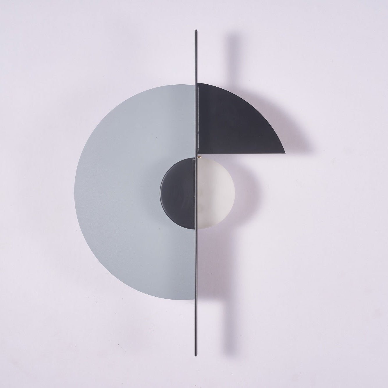 Geometric Eclipse Wall Light, Hardwired Wall Sconce, detail 5