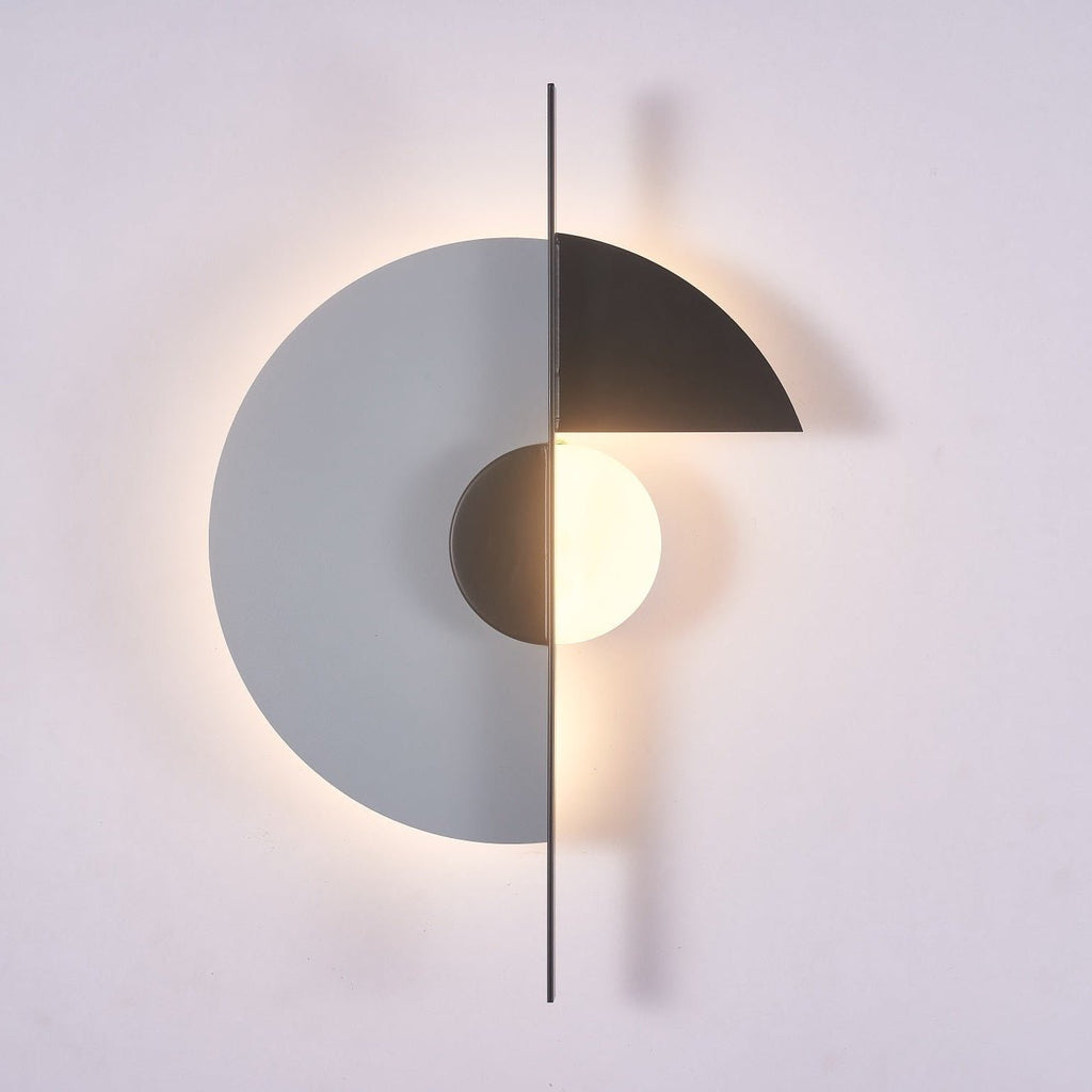 Geometric Eclipse Wall Light, Hardwired Wall Sconce, detail 6