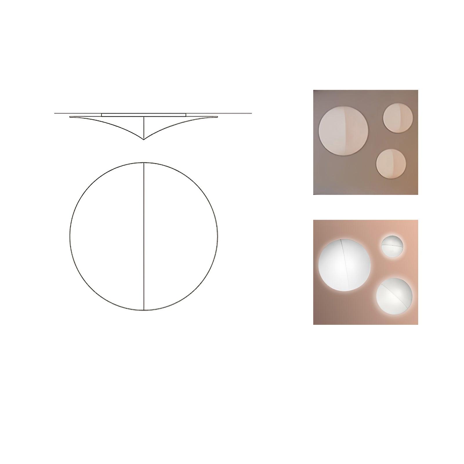 Geometric Series Wall Light, Hardwired Wall Sconce, detail 13