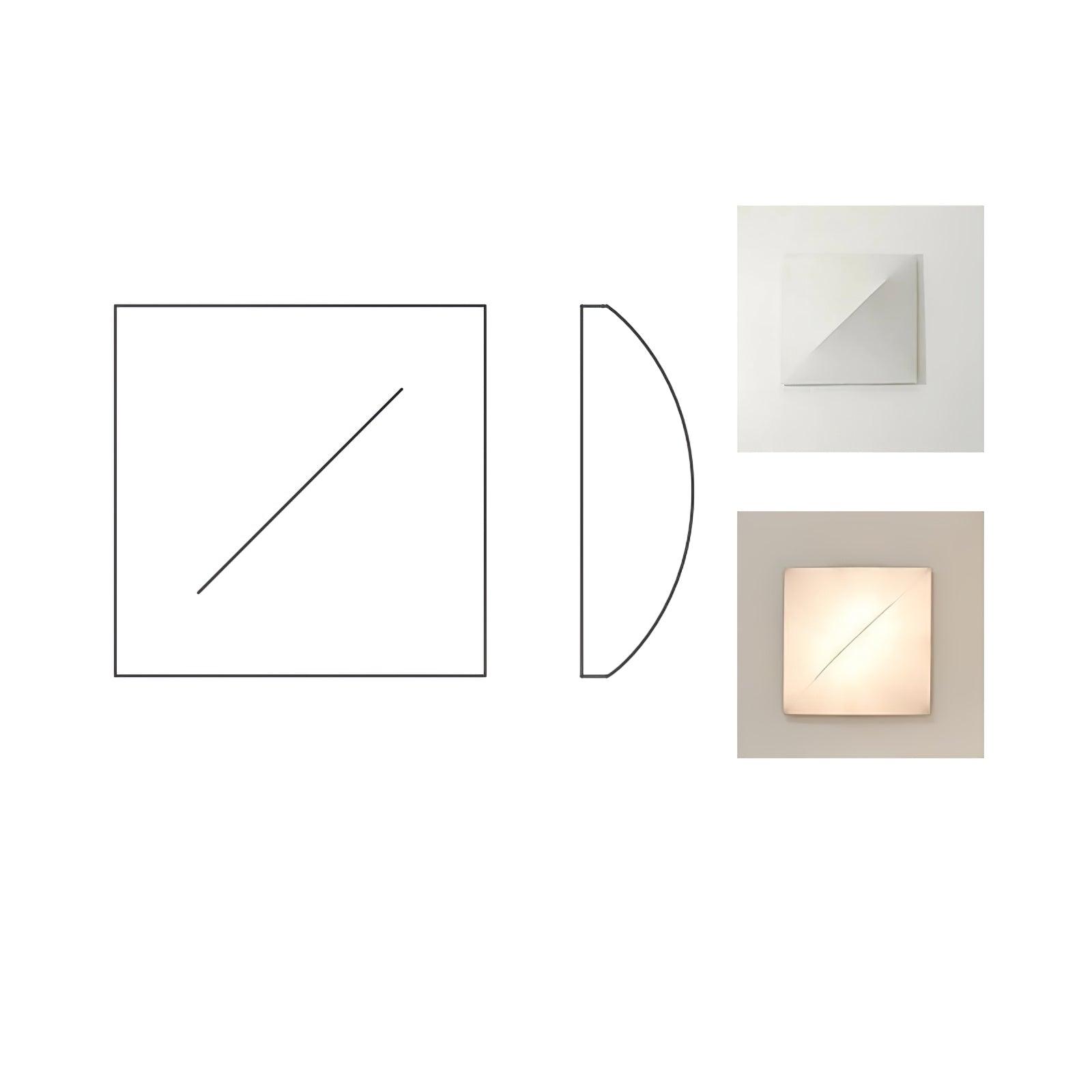 Geometric Series Wall Light, Hardwired Wall Sconce, detail 12