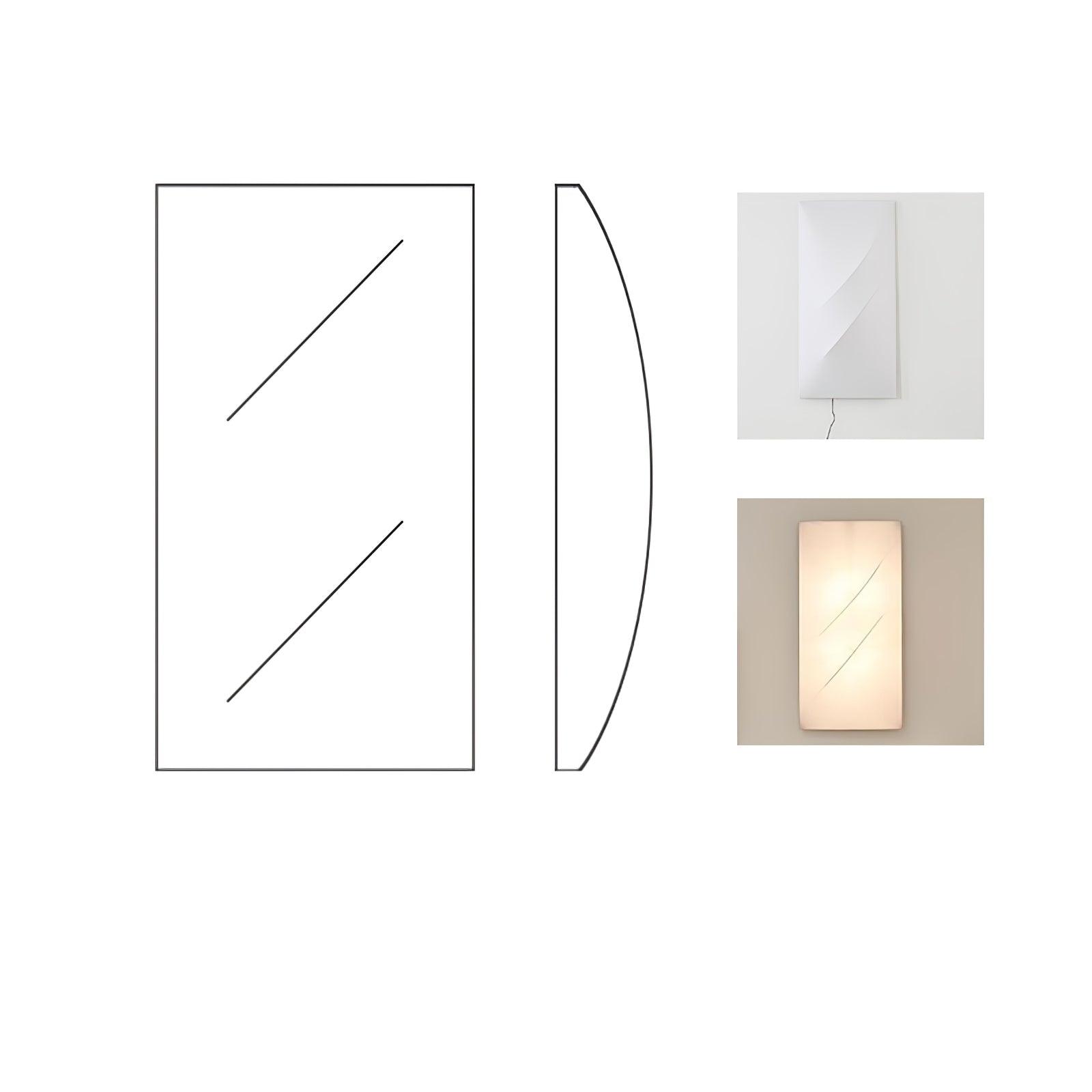 Geometric Series Wall Light, Hardwired Wall Sconce, detail 15