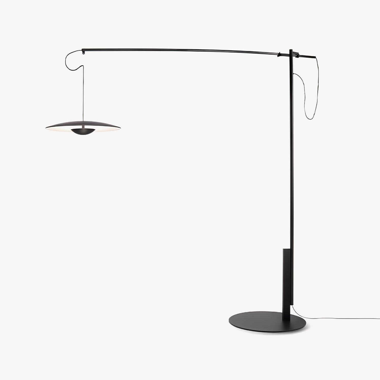 Innovative Directional Floor Light, Floor Lamp, Metal, Dia 45cm x H 160 cm