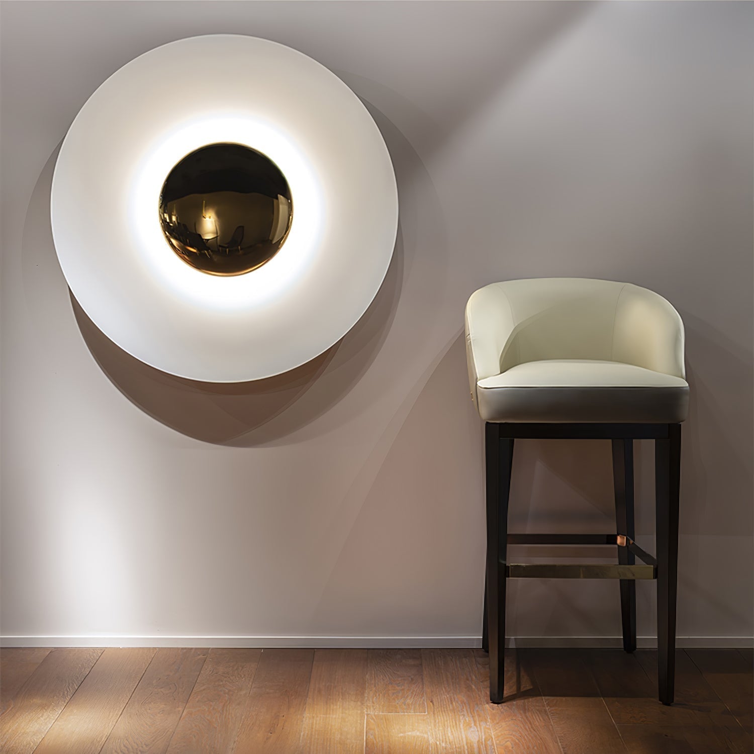 Simplicity Glow Wall Light, Hardwired Wall Sconce, detail 3
